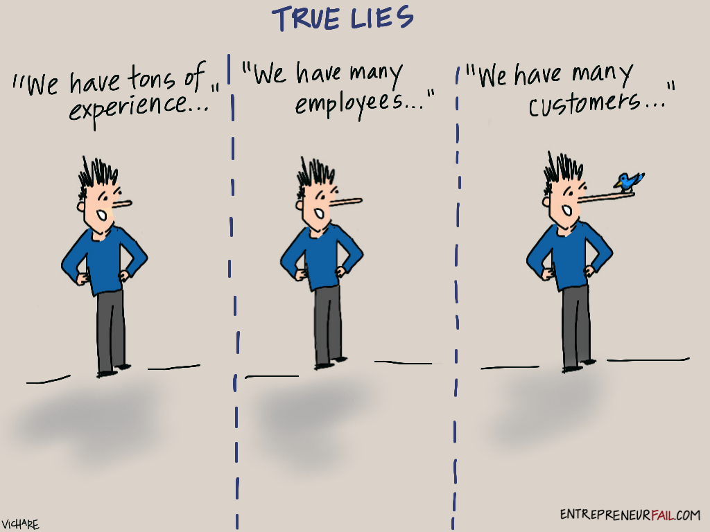 #entrepreneurfail True Lies
